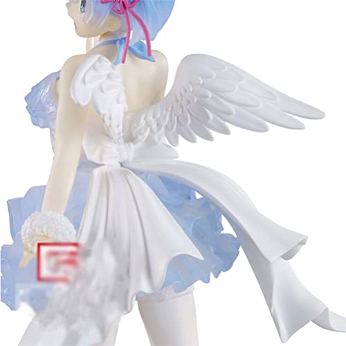 SPLLEADER Re:Life In A Different World from Zero: Rem (Ángel Ver.) Figura De Acción 3D PVC 22cm Personaje Modelo Decoraciones Coleccionables