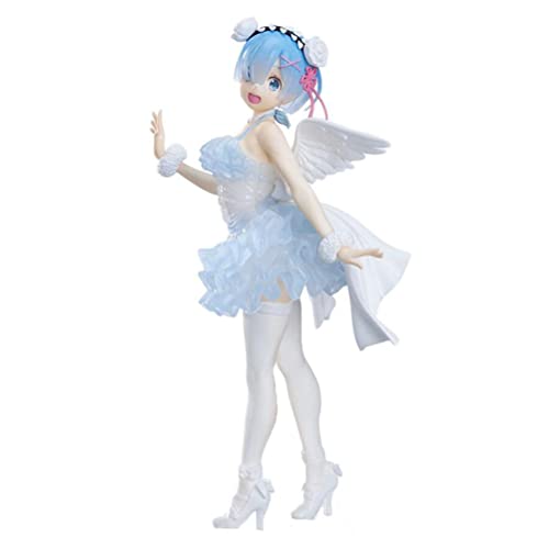 SPLLEADER Re:Life In A Different World from Zero: Rem (Ángel Ver.) Figura De Acción 3D PVC 22cm Personaje Modelo Decoraciones Coleccionables
