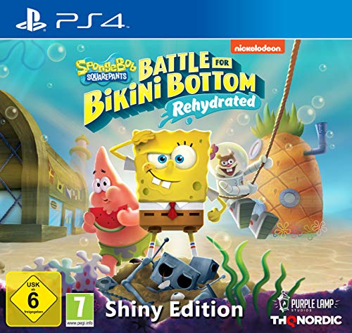 Spongebob SquarePants: Battle for Bikini Bottom Rehydrated - Edición Shiny (PS4)