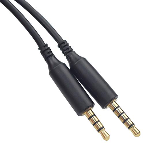 Sqrmekoko - Cable de Audio Compatible con Astro A10 A40 para Videojuegos, Compatible con Xbox One, Playstation 4 PS4, Smartphone MixAmp PC Gaming