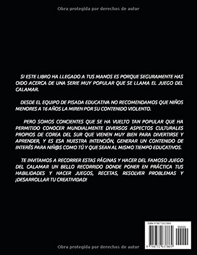 SQUID GAME ACTIVIDADES PARA NIÑAS - El juego del calamar adaptado a actividades de ingenio matemático, tareas artísticas, culinarias y ¡mucho más!