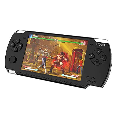 SSBH 4,3 Pulgadas Consola de Juegos portátil PSP Retro nostálgico de Lucha Arcade de Carga Mini portátil Jugador del Juego electrónico de Bolsillo Juego de Dispositivos for el Regalo de cumpleaños de