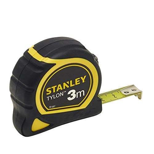 STANLEY 1-30-687 Flexómetro de Cinta de Acero, Único, 3 m