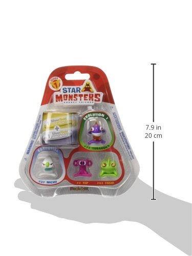 Star Monsters, Blister de 6 figuras - MagicBox P00772 , color/modelo surtido