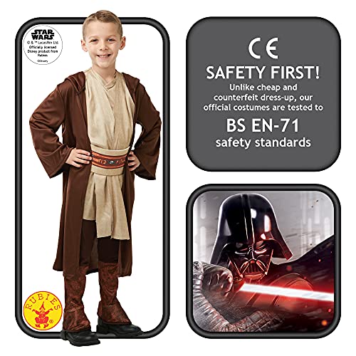 Star Wars - Disfraz Túnica Jedi Classic para niños, infantil 5-6 años (Rubie's 640273-M)