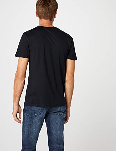 Star Wars DJ Yoda Cool Camiseta, Negro, Large para Hombre