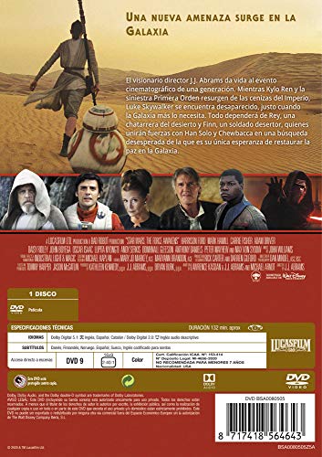 Star Wars: El despertar de la fuerza (Edición remasterizada) (DVD)