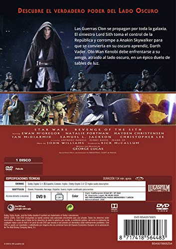 Star Wars Ep III: La venganza de los Sith (Edición remasterizada) (DVD)