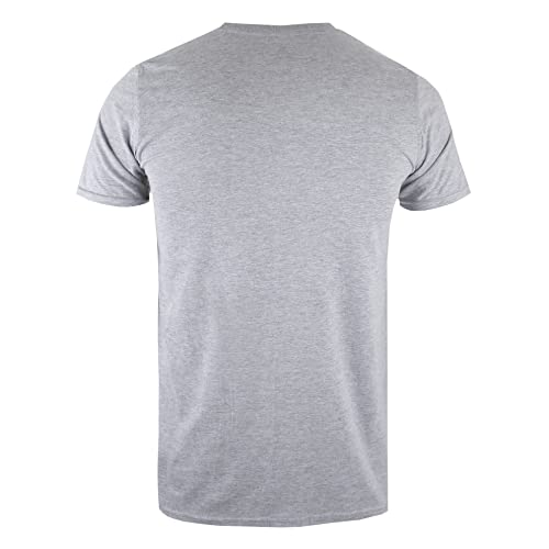 Star Wars Jedi Knight Collegiate Camiseta, Gris (Grey Marl SPO), L para Hombre