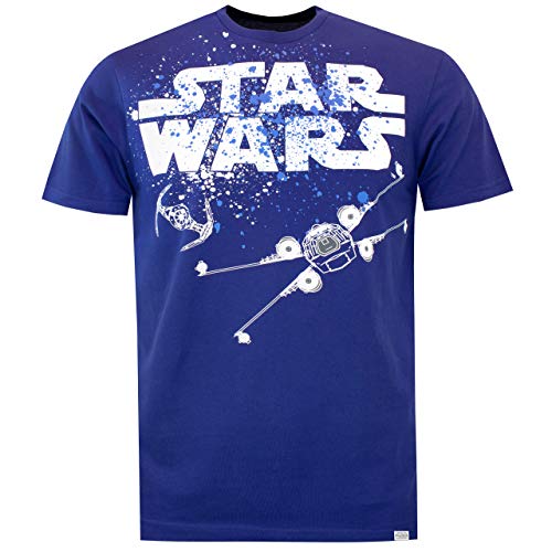 Star Wars Pijama para Hombre La Guerra de Las Galaxias Azul Size Small