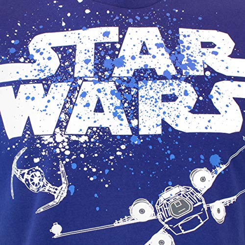 Star Wars Pijama para Hombre La Guerra de Las Galaxias Azul Size Small