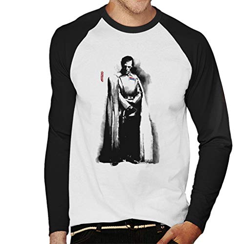 Star Wars Rogue One Orson Krennic Portrait Men's Baseball Long Sleeved T-Shirt