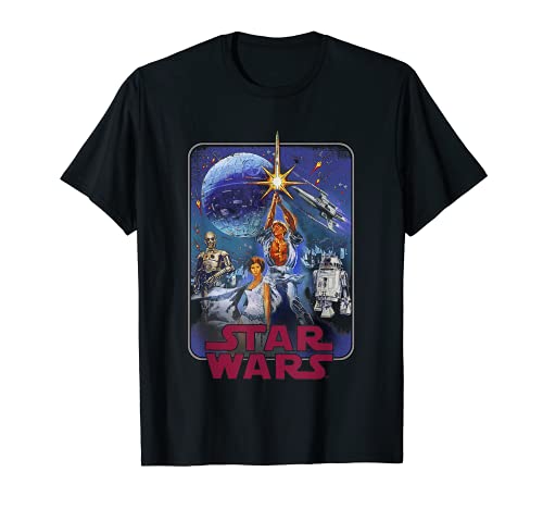 Star Wars Star Poster Redux Camiseta