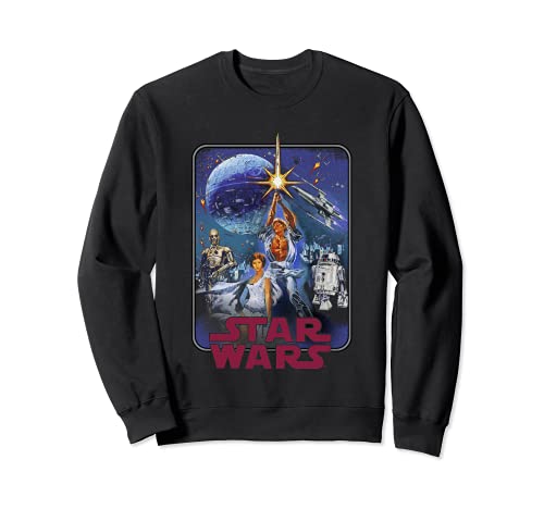 Star Wars Star Poster Redux Sudadera
