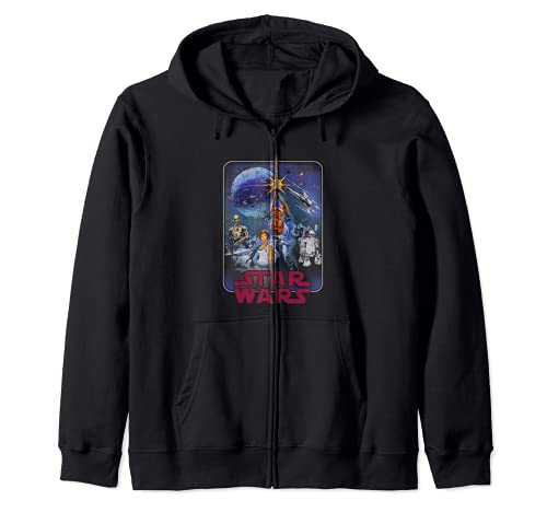 Star Wars Star Poster Redux Sudadera con Capucha