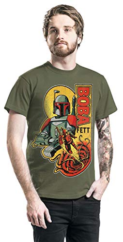 Star Wars T-Shirt Camiseta, Persimmon, S para Hombre