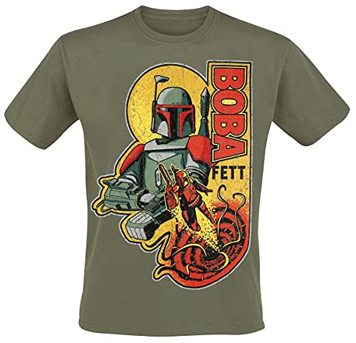 Star Wars T-Shirt Camiseta, Persimmon, S para Hombre
