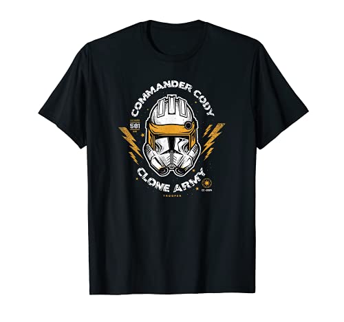 Star Wars The Clone Wars Commander Cody Helmet Camiseta
