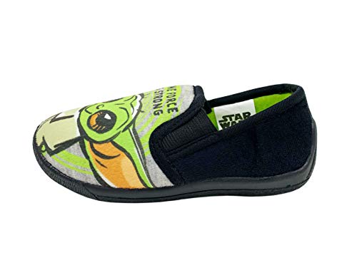 Star Wars Zapatillas mandalorianas Yoda para niños, color Verde, talla 33 EU