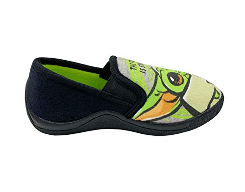 Star Wars Zapatillas mandalorianas Yoda para niños, color Verde, talla 33 EU