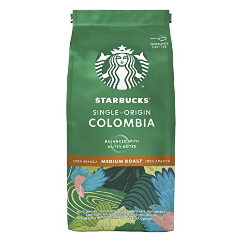 Starbucks Single Origin Colombia Café molido De Tostado Medio 6 Bolsa de 200g