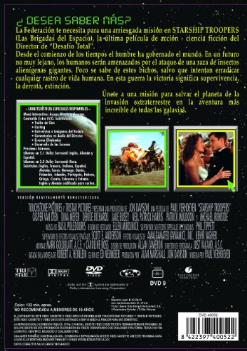 Starship Troopers: Las Brigadas Del Espacio [DVD]