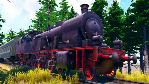 Steam Train Driving Simulator Game