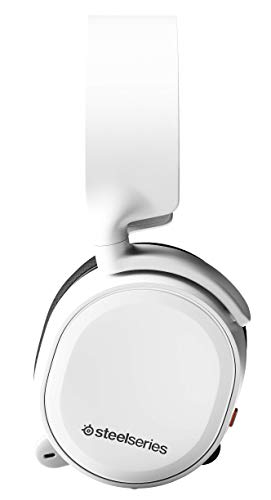 SteelSeries Arctis 3 Auriculares de Juego Multiplataforma para PC, Playstation 5, PS4, Xbox One, Nintendo Switch, RV, Android y iOS, Blanco