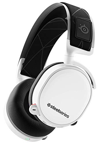SteelSeries Arctis 7 Auriculares De Juego, Inalámbricos Sin Pérdidas, Dts Headphone: X V2.0 Surround Para PC, Playstation 5 y PlayStation 4 - Blanco