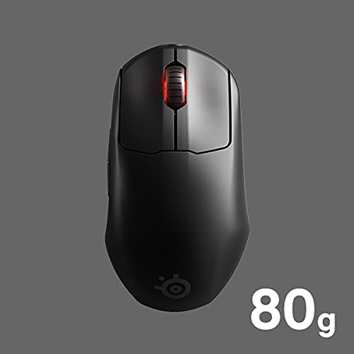 SteelSeries Prime Wireless - Ratón de Gaming Inalámbrico Esports Performance - Batería de 100 horas - Sensor óptico TrueMove Air de 18 000 CPI - Interruptores óptico magnéticos