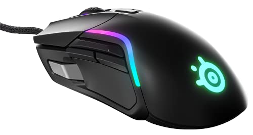 SteelSeries Rival 5 - Ratón gaming - Sensor óptico TrueMove Air de 18 000 CPI - 9 botones programables - 85 g de peso para competir
