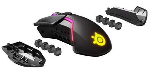 SteelSeries Rival 650 - Ratón de juego inalámbrico Quantum Wireless - Sensor óptico dual 12 000 CPI TrueMove3+ - Distancia de elevación personalizable (Reacondicionado)