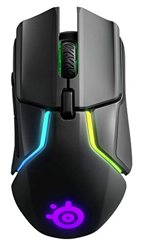 SteelSeries Rival 650 - Ratón de Juego Inalámbrico Quantum Wireless - Sensor Óptico dual 12 000 CPI TrueMove3+ - Distancia de Elevación Personalizable