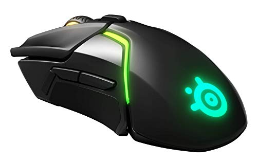 SteelSeries Rival 650 - Ratón de juego inalámbrico Quantum Wireless - Sensor óptico dual 12 000 CPI TrueMove3+ - Distancia de elevación personalizable (Reacondicionado)