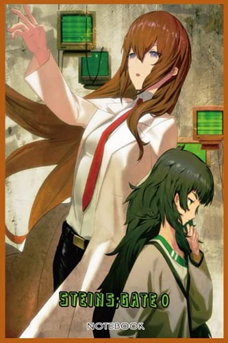 Steins;Gate 0: NOTEBOOK FOR ANIME FANS ( 6 x 9 ) 120 PAGES - GIFT IDEAS