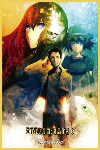 Steins;Gate 0: NOTEBOOK FOR MANGA FANS ( 6 x 9 ) 120 PAGES - GIFT IDEAS