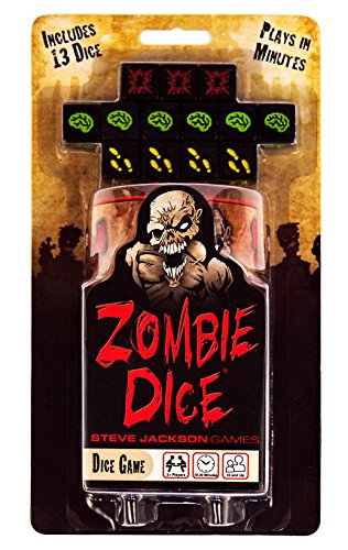 Steve Jackson EDGSJ02 Dados Zombies Juego de mesa, Versión en inglés