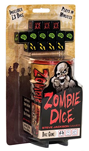 Steve Jackson EDGSJ02 Dados Zombies Juego de mesa, Versión en inglés