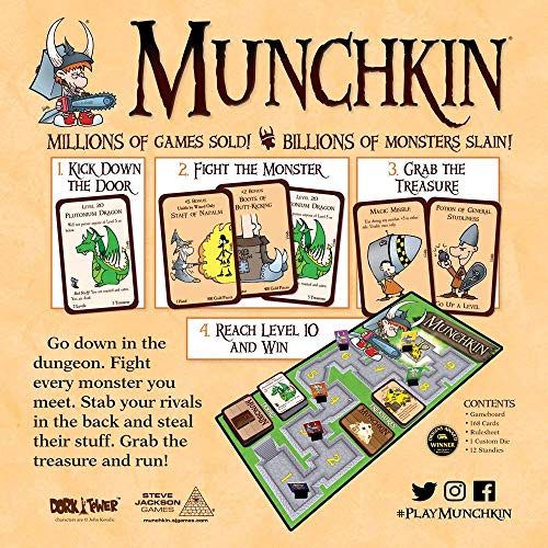 Steve Jackson Games 1483 Munchkin - Juego de Mesa (edición Inglesa)