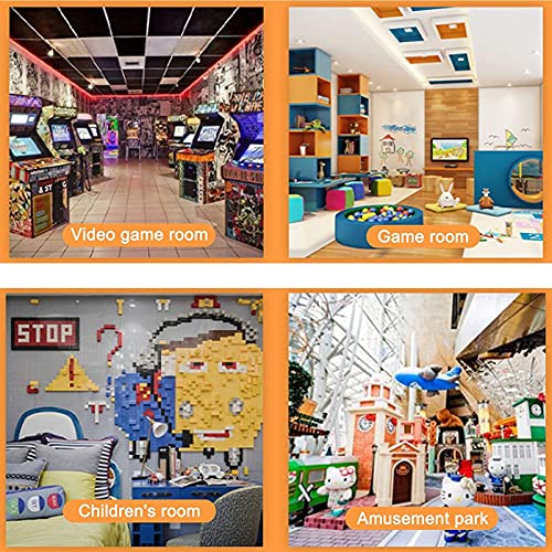 Sticker Superb. Alfombra de Gamepad con Dibujos Animados para Niños, Consola de Juego Gamer Play Game Antideslizante Alfombra,Dormitorio, Ventana, Sofá, Alfombrilla De Suelo (Color B,120×160 cm)