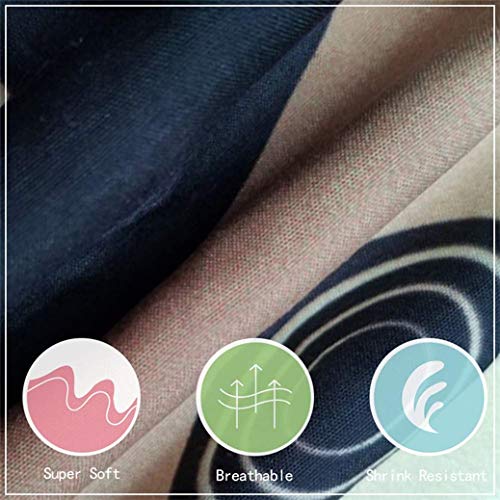 Sticker Superb Funda Nórdica y Fundas de Almohada Microfibra Estilo Hip Hop Graffiti Cool Boy Girl Ropa de Cama Juego de 2/3 Piezas (Style 1,220_x_240_cm)