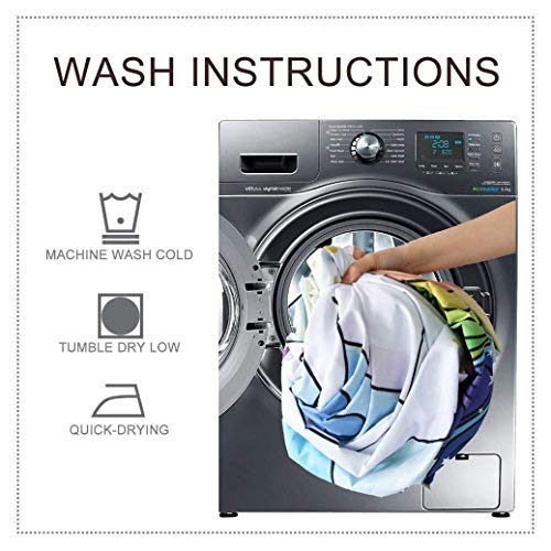 Sticker Superb Funda Nórdica y Fundas de Almohada Microfibra Estilo Hip Hop Graffiti Cool Boy Girl Ropa de Cama Juego de 2/3 Piezas (Style 1,220_x_240_cm)