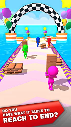 StickMan Shortcut Bridge Stacky Runner Race 3D - Collect and Giant Stack Run to Build Bridge over Water Running Game