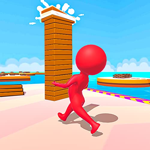 StickMan Shortcut Bridge Stacky Runner Race 3D - Collect and Giant Stack Run to Build Bridge over Water Running Game