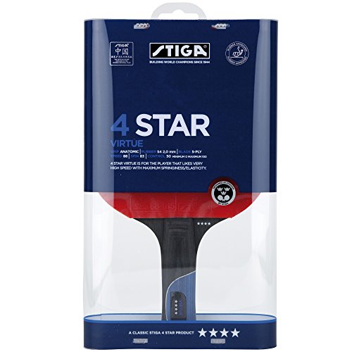 Stiga 4 Star Virtue Table Tennis Bat