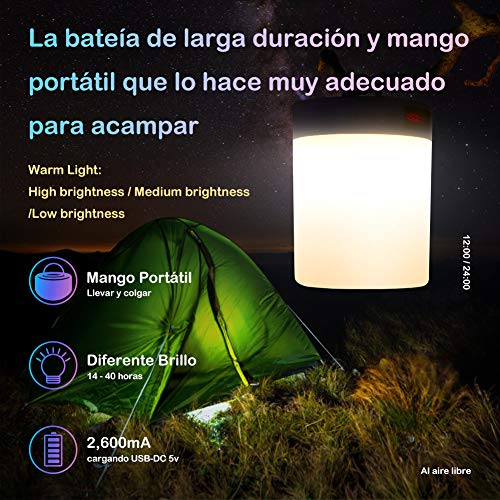 StillCool Lámpara de noche Altavoz Bluetooth Sensor táctil Lámpara