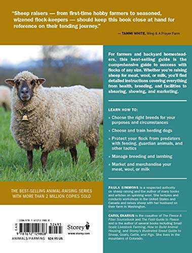 Storey's Guide to Raising Sheep, 5th Edition: Breeding, Care, Facilities