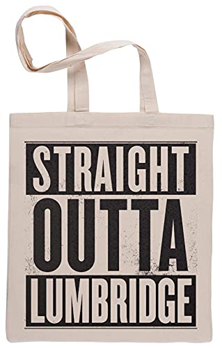 Straight Outta Lumbridge Old School Bolsa De Compras Shopping Bag Beige
