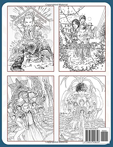 Stranger Things 3 Coloring Book: Exclusive Coloring Pages Of All Characters From Stranger Things 3 Are Presented To Inspire Creativity And Relaxation│ Best Coloring Book For Kids, Adults And All Fans