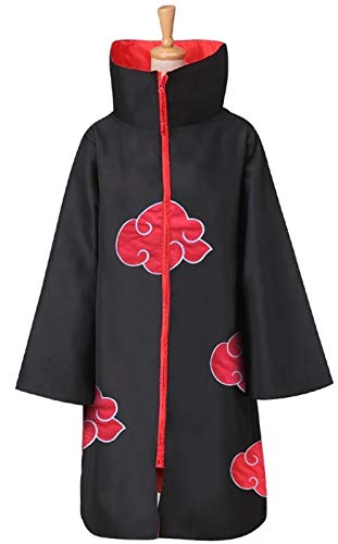 STRDK Naruto Akatsuki Uzumaki Namikaze Minato Kakasi Cosplay Costume Víspera de Todos los Santos Navidad Partido Disfraz Capa Headband Anillo Máscara Póker Shuriken Masculino Hembra Niño Armas Set